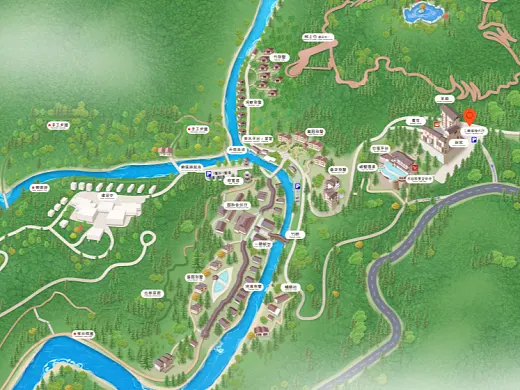 吴兴结合景区手绘地图智慧导览和720全景技术，可以让景区更加“动”起来，为游客提供更加身临其境的导览体验。